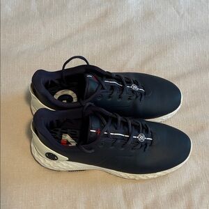 G/FORE Navy and White Golf Shoes